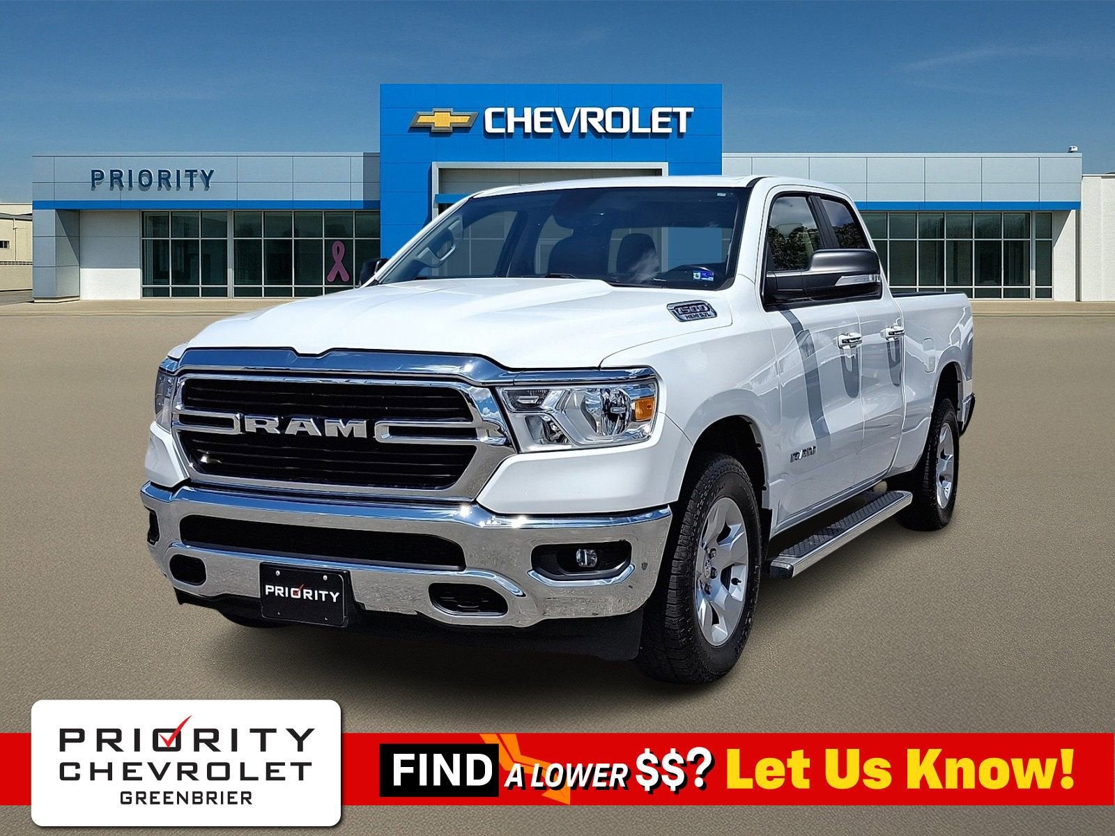 2020 RAM 1500 Big Horn Quad Cab 4x2 6'4" Box