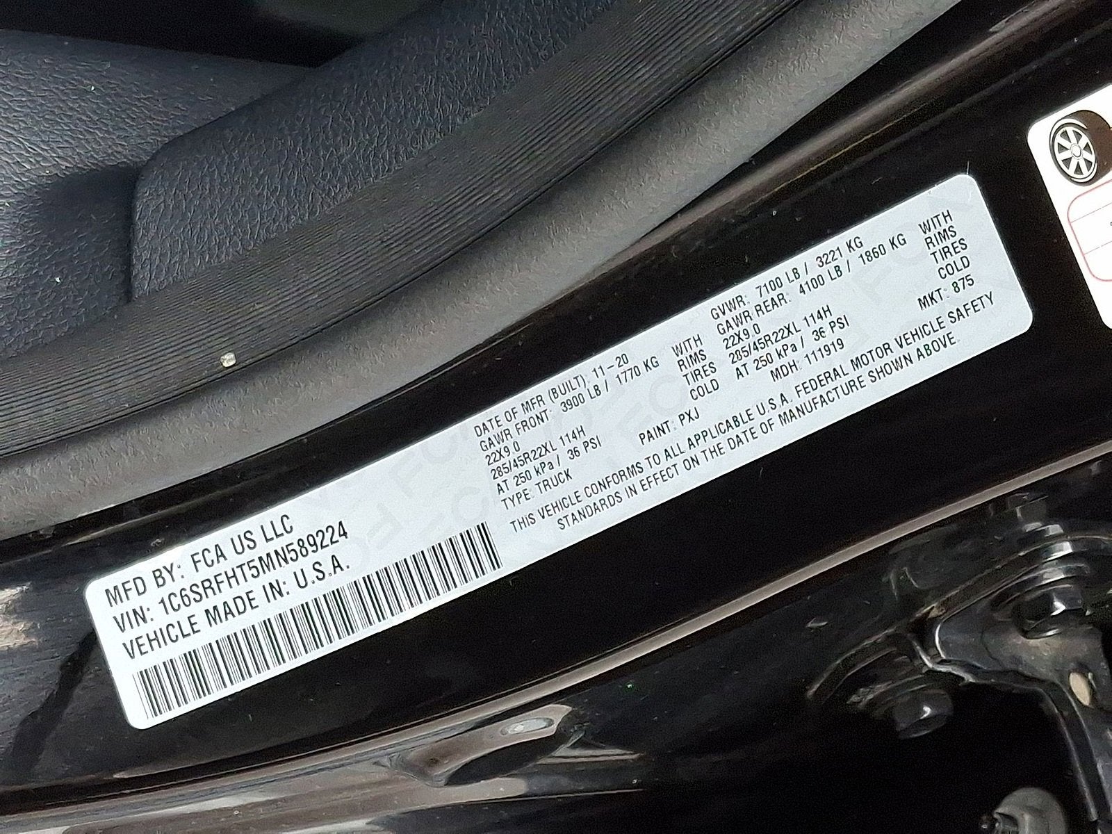 2021 RAM 1500 Limited Crew Cab 4x4 5'7" Box