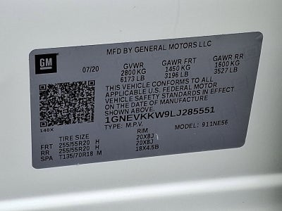 2020 Chevrolet Traverse Premier