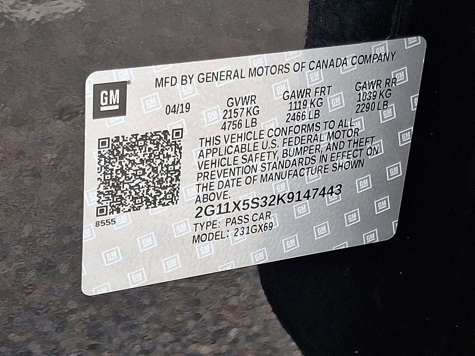 2019 Chevrolet Impala LS