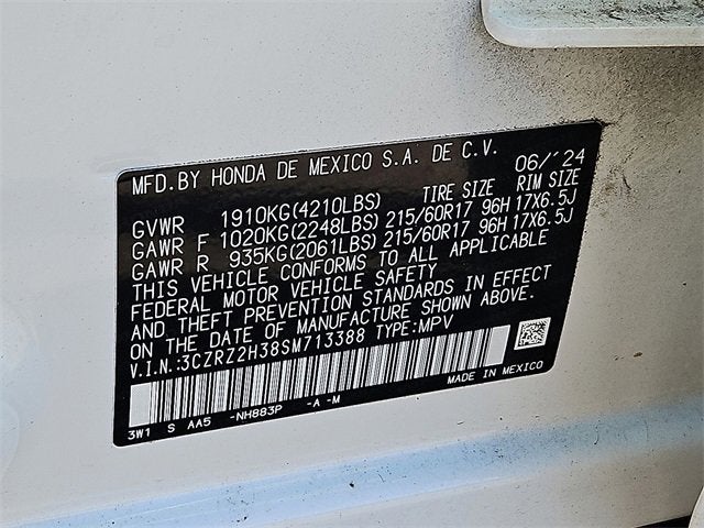 2025 Honda HR-V AWD LX