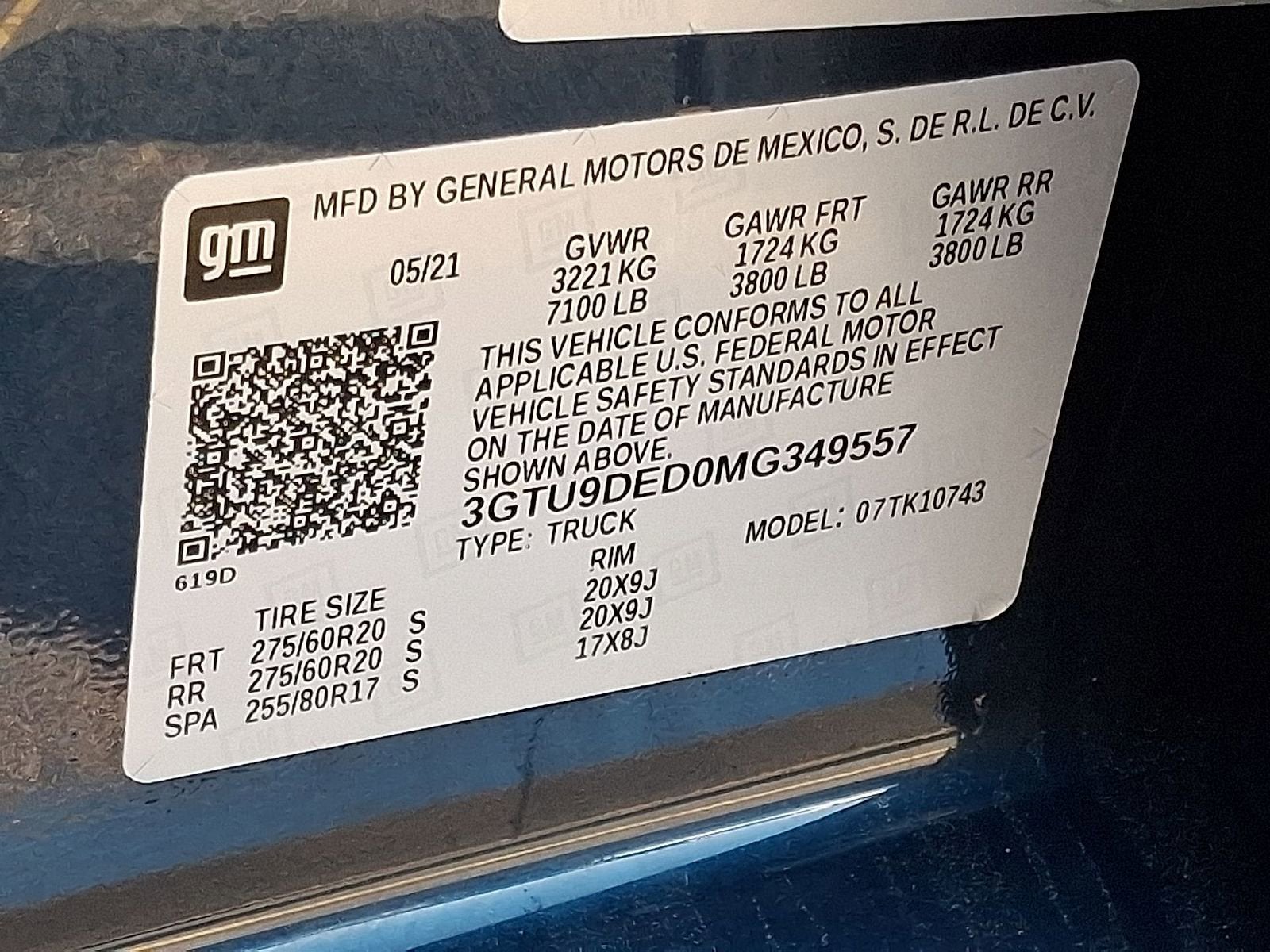 2021 GMC Sierra 1500 SLT