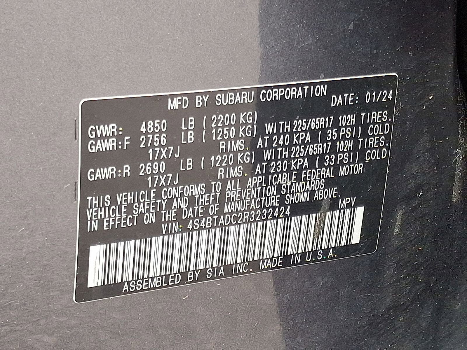 2024 Subaru Outback Premium