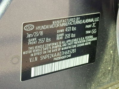 2018 Hyundai Sonata Eco