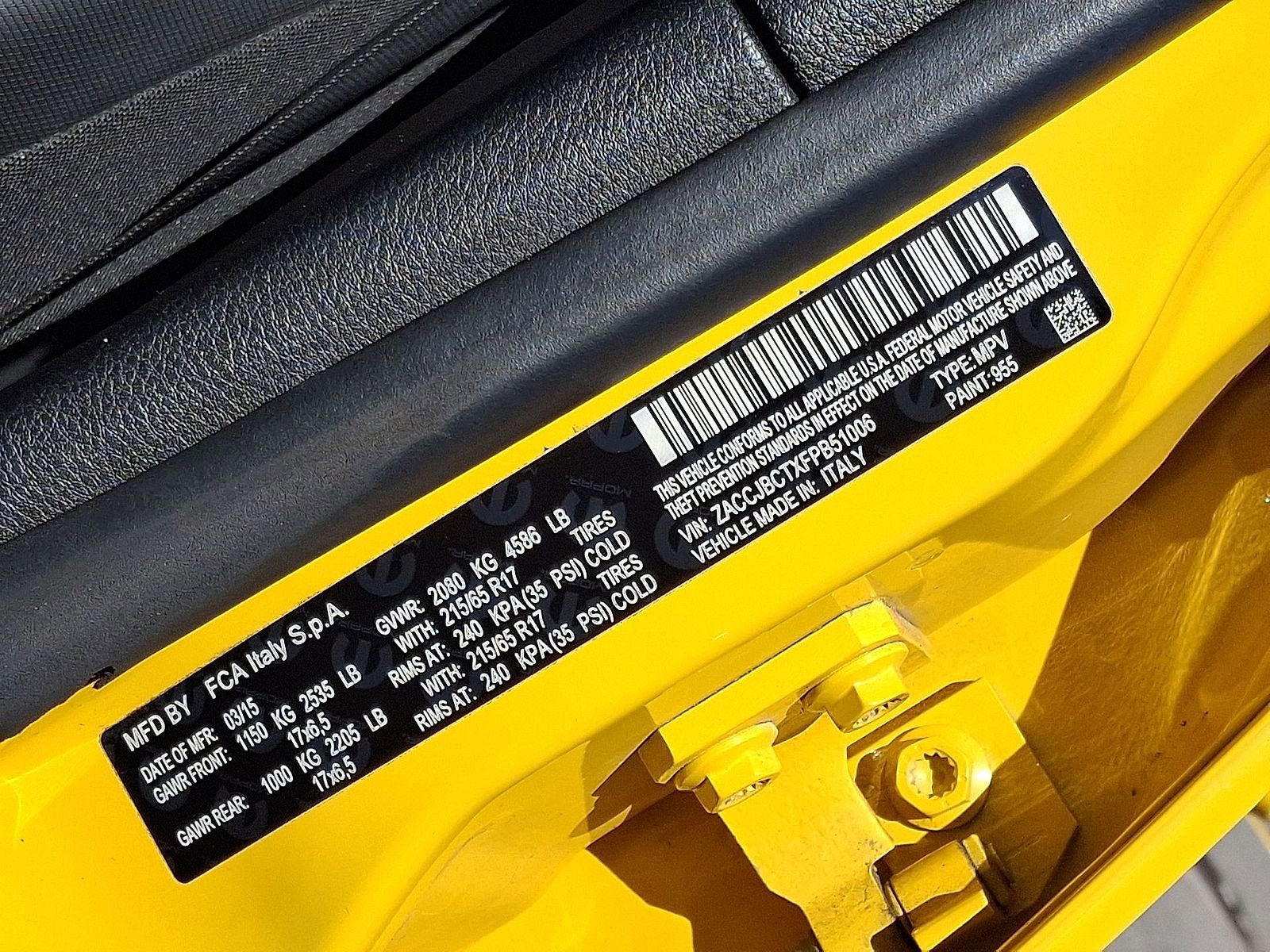 2015 Jeep Renegade Trailhawk