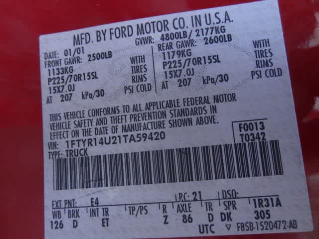 2001 Ford Ranger XLT