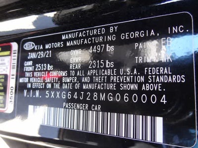 2021 Kia K5 GT-Line