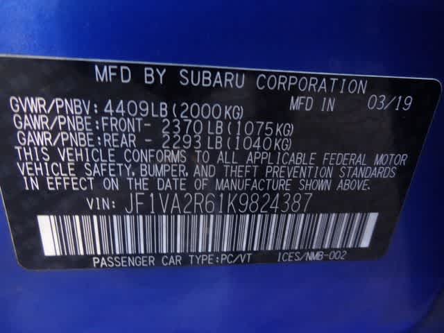 2019 Subaru WRX Base