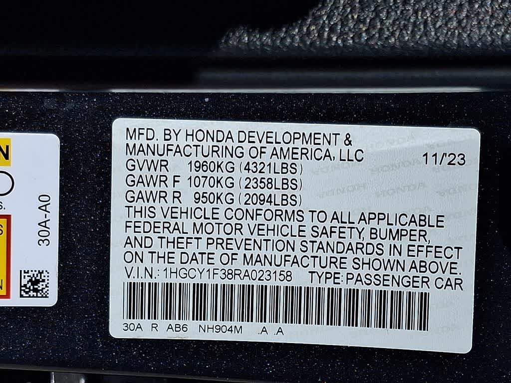 2024 Honda Accord EX