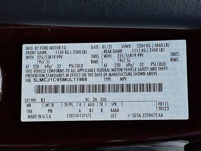 2021 Lincoln Corsair Standard
