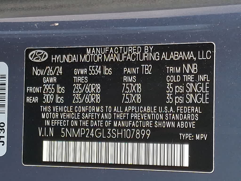 2025 Hyundai Santa Fe SEL