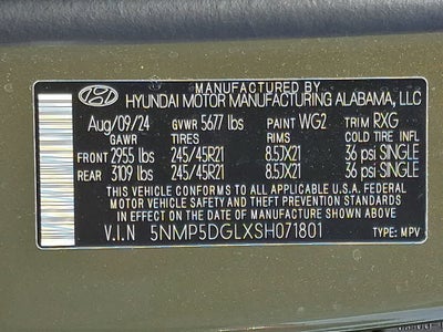 2025 Hyundai Santa Fe Calligraphy