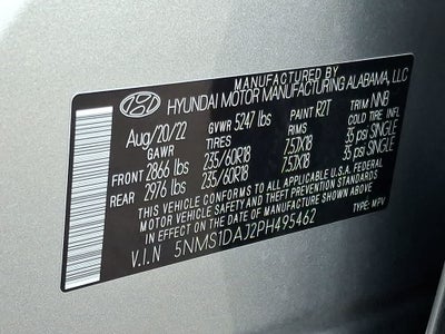 2023 Hyundai Santa Fe SE