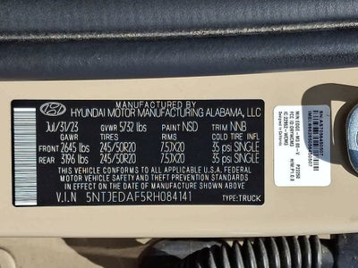2024 Hyundai Santa Cruz Limited
