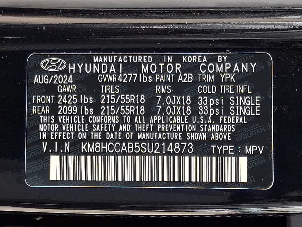 2025 Hyundai Kona SEL Convenience