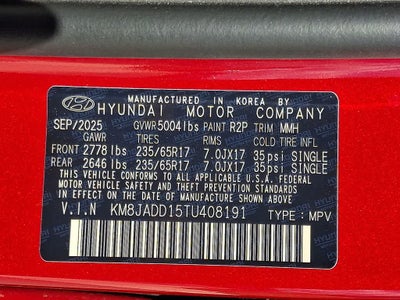 2026 Hyundai Tucson Hybrid Blue SE