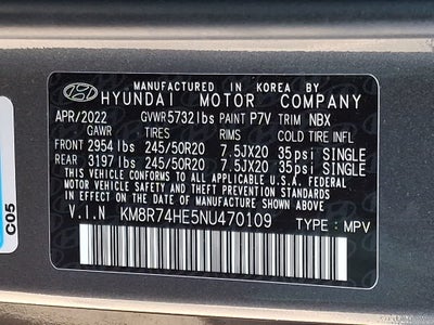 2022 Hyundai Palisade Calligraphy