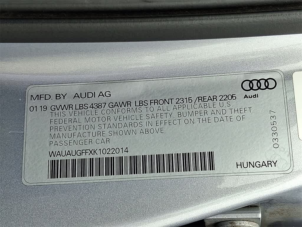 2019 Audi A3 Premium