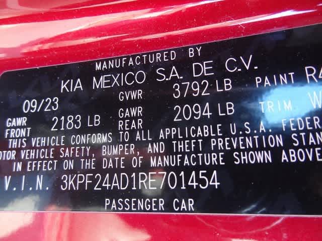 2024 Kia Forte LXS