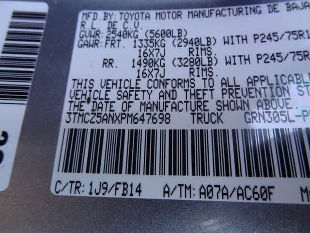 2023 Toyota Tacoma SR