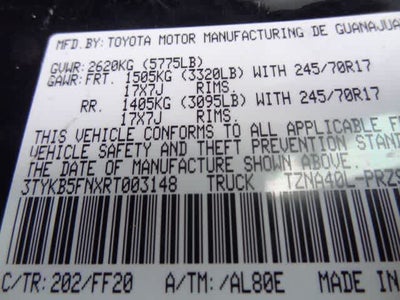 2024 Toyota Tacoma SR5