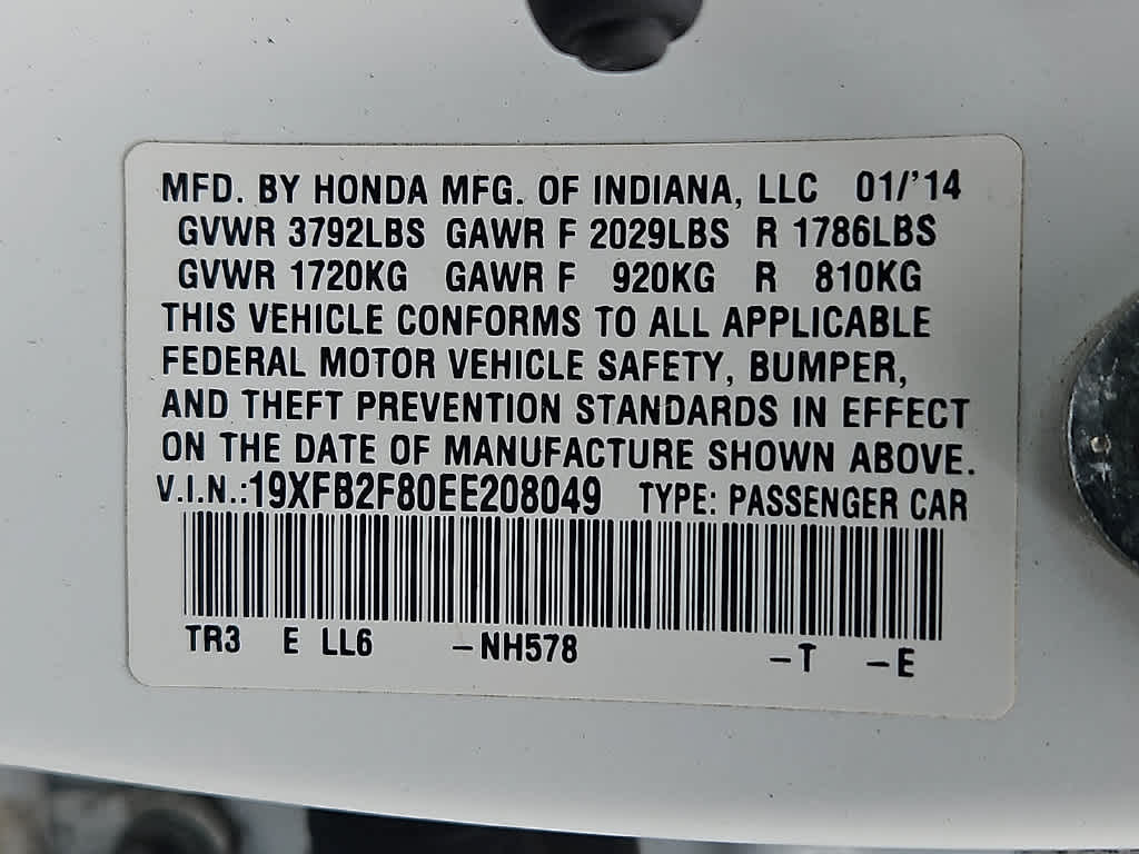 2014 Honda Civic EX