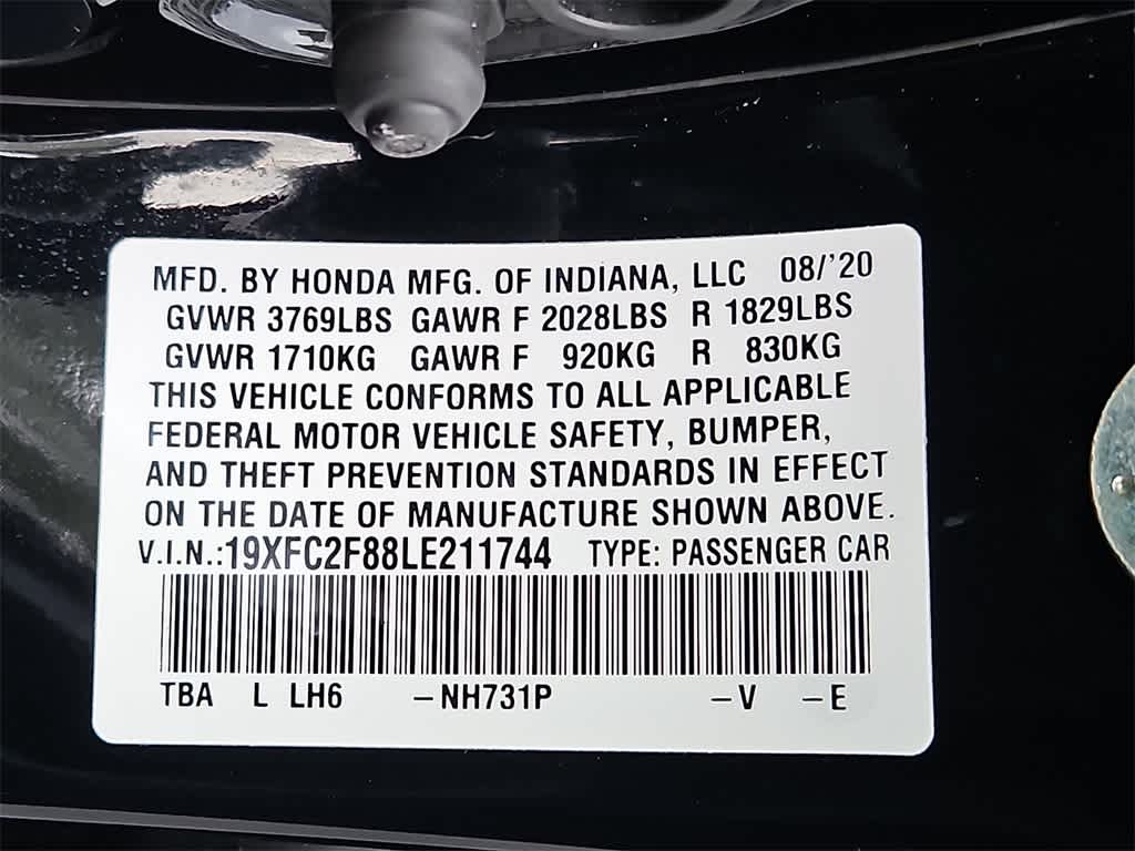 2020 Honda Civic Sport