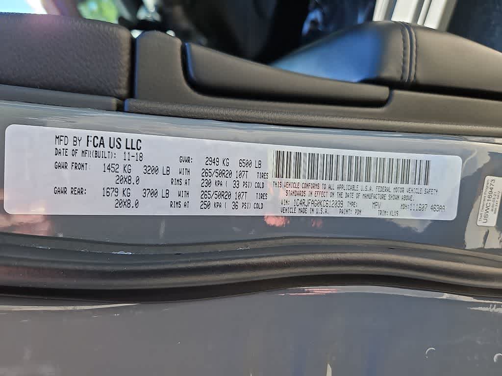 2019 Jeep Grand Cherokee Altitude