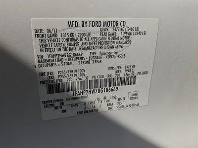 2011 Ford Taurus SEL
