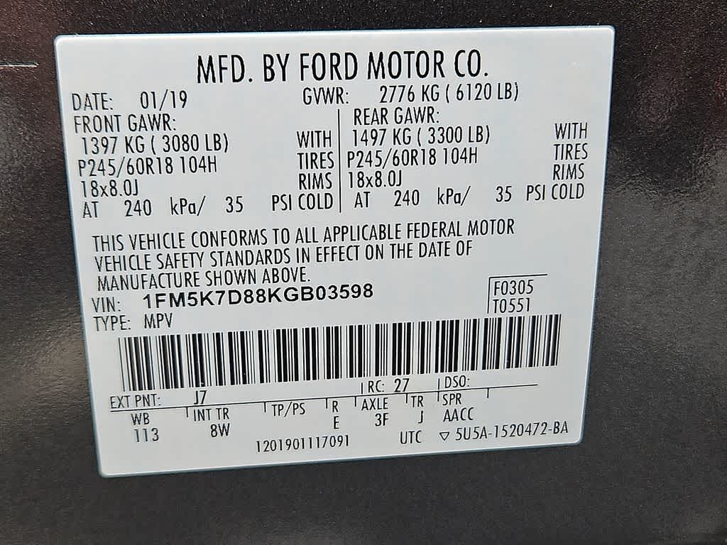 2019 Ford Explorer XLT