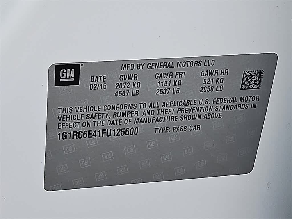 2015 Chevrolet Volt Base