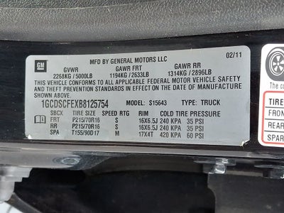 2011 Chevrolet Colorado LT w/1LT