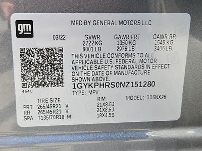 2022 Cadillac XT6 Sport