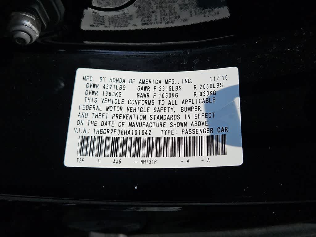2017 Honda Accord EX