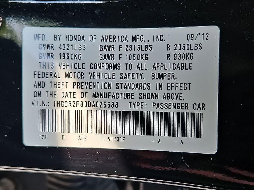 2013 Honda Accord Base