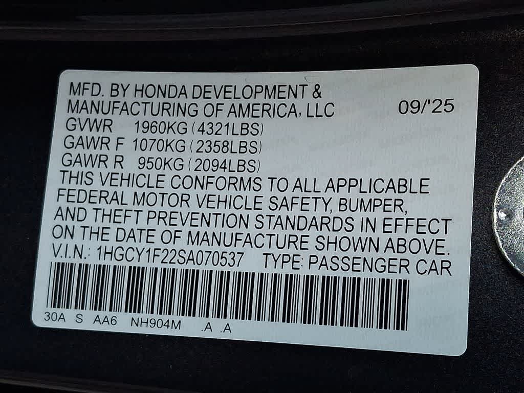 2025 Honda Accord LX