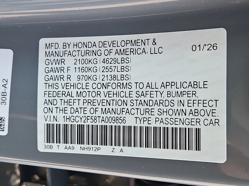 2026 Honda Accord Hybrid Sport