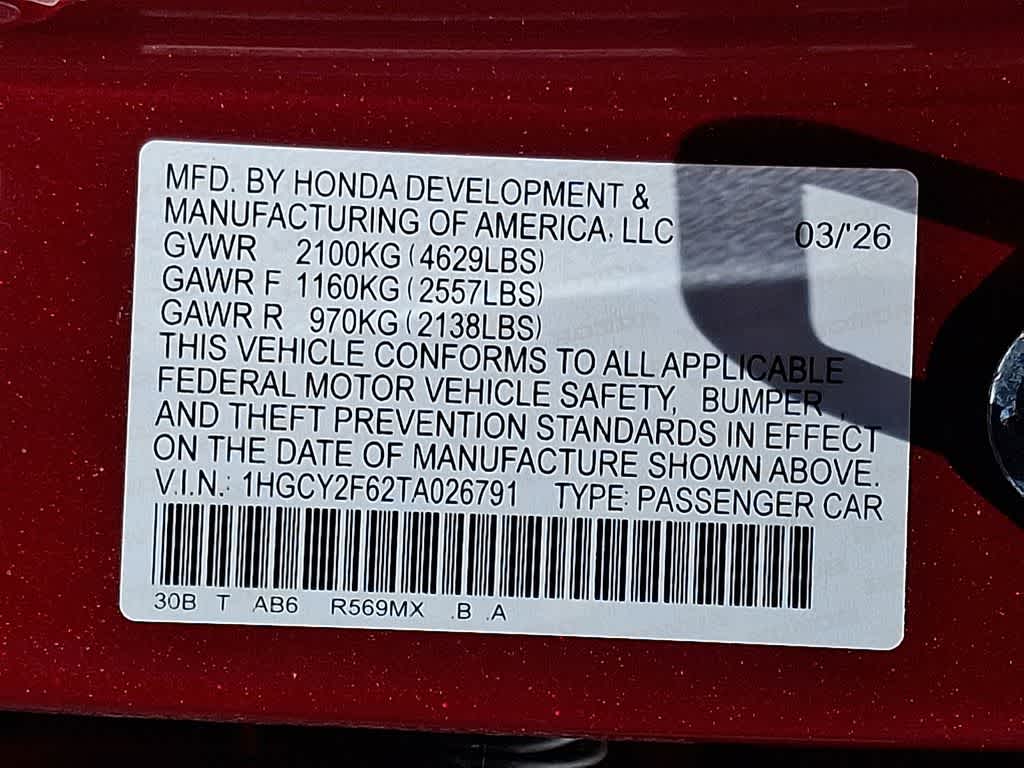 2026 Honda Accord Hybrid EX-L