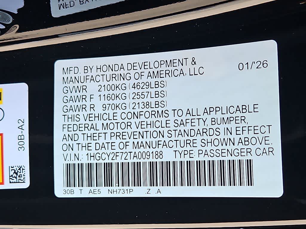 2026 Honda Accord Sport-L