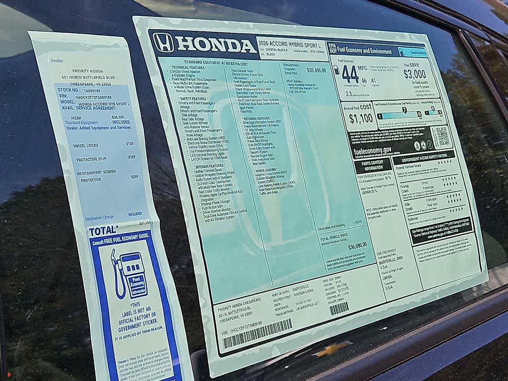 2026 Honda Accord Sport-L