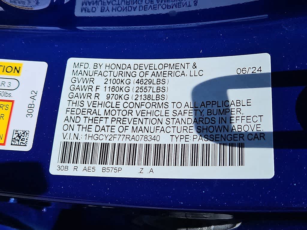 2024 Honda Accord Hybrid Sport-L