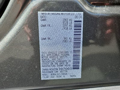 2025 Nissan Altima SR