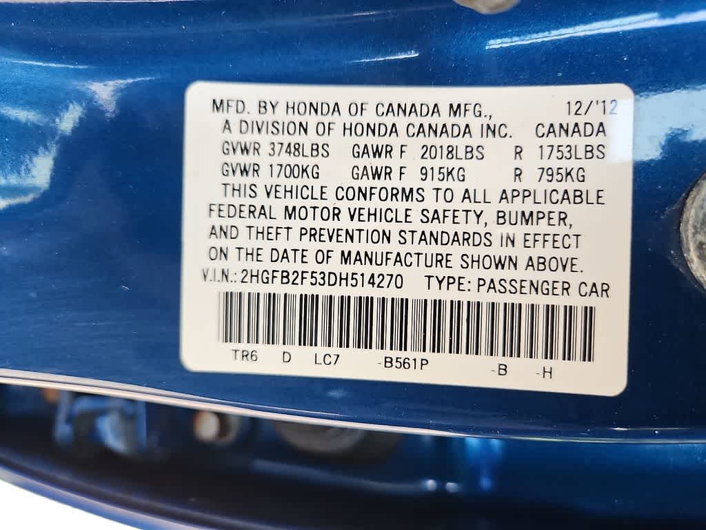 2013 Honda Civic LX
