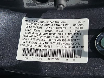 2014 Honda Civic LX