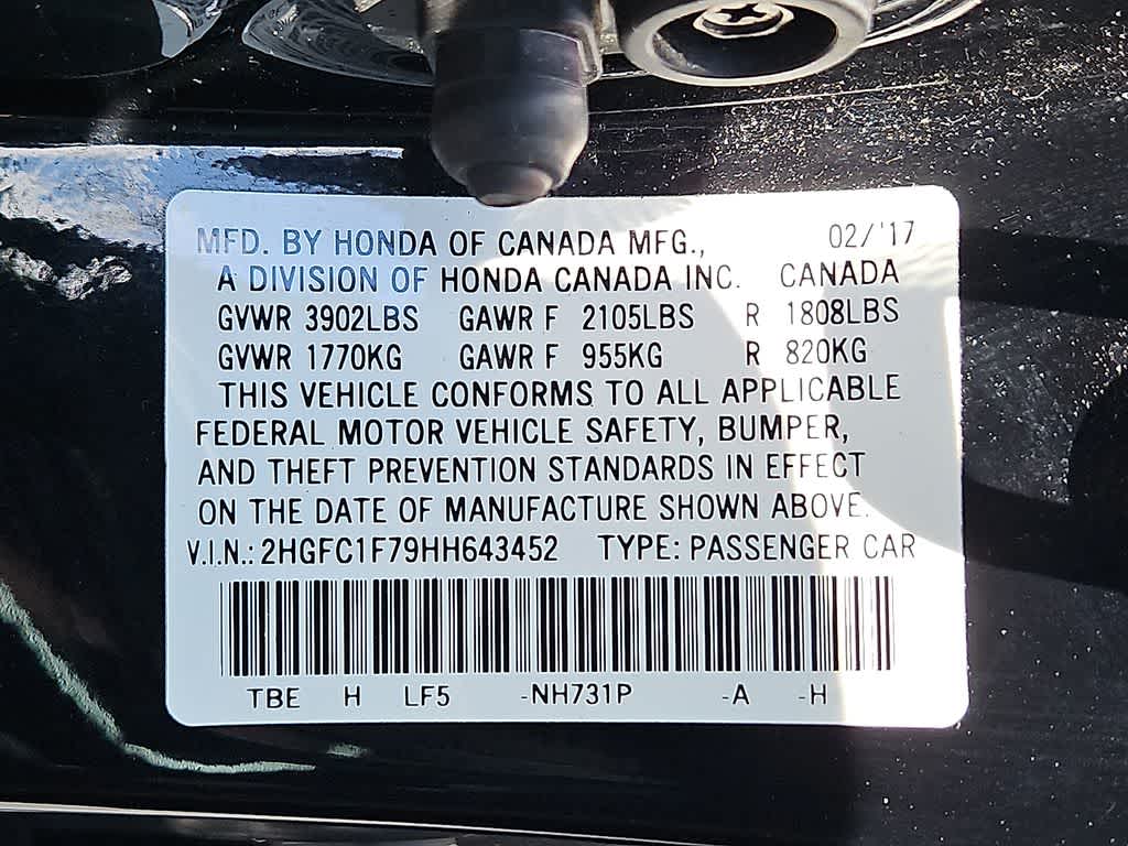 2017 Honda Civic Sedan EX-L