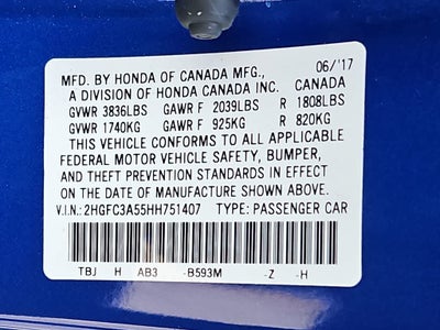 2017 Honda Civic Base