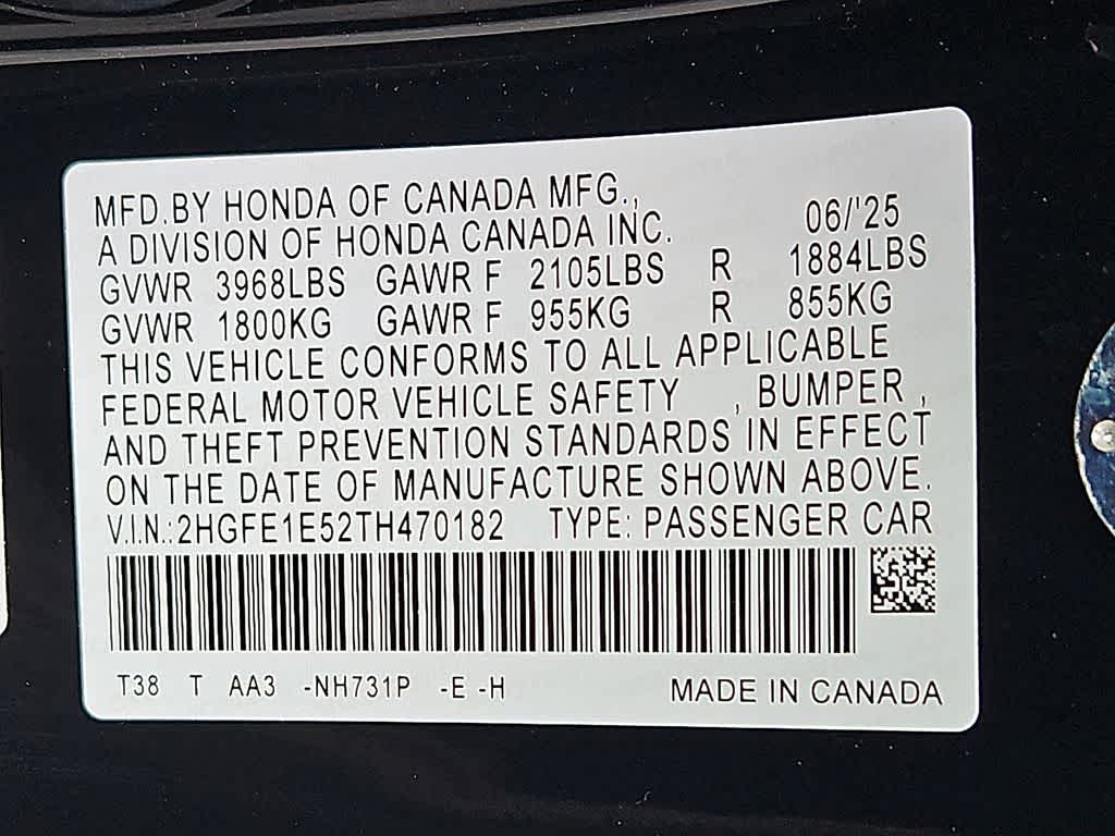 2026 Honda Civic Base