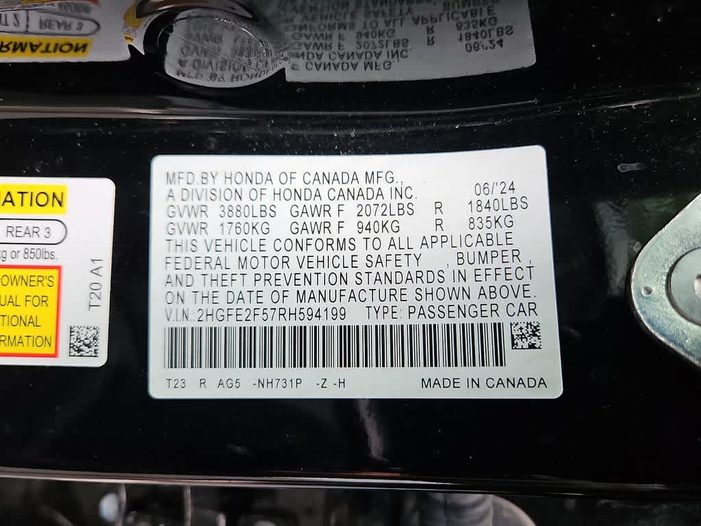 2024 Honda Civic Sport