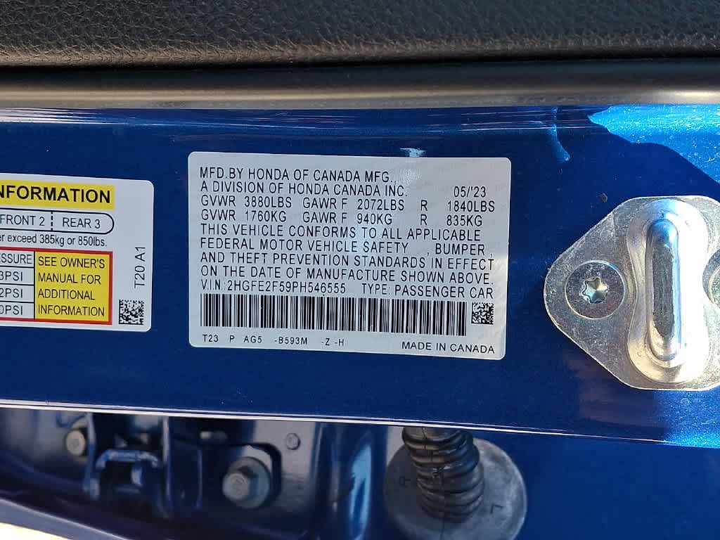 2023 Honda Civic Sport