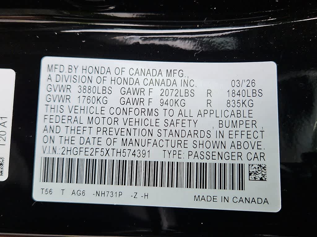 2026 Honda Civic Sport